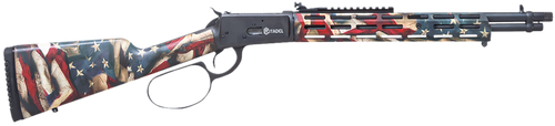 Howa CIT357LVRUSA Levtac 92 357 Mag 8+1 16.50" Matte Black Threaded Barrel & Steel Receiver w/Picatinny Rail, Fixed Respect Camo (American Flag) Synthetic Stock, Right Hand