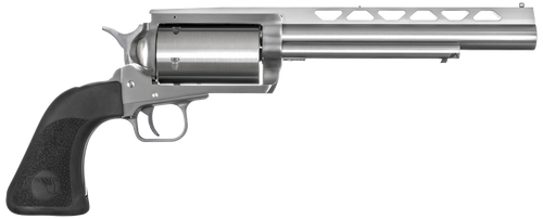 Magnum Research BFR45LC4106 BFR  SAO 45 Colt (LC) or 410 Gauge, 7.50" Vent Rib Barrel, 6rd Cylinder, Brushed Stainless Steel, Black Hogue Rubber Grip