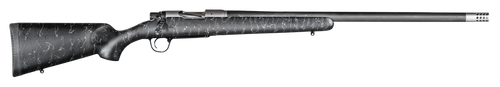 Christensen Arms 8010600500 Ridgeline  6.5 PRC 3+1 24" Carbon Fiber/Threaded Barrel, Tungsten Gray Cerakote, Black with Gray Webbing Stock