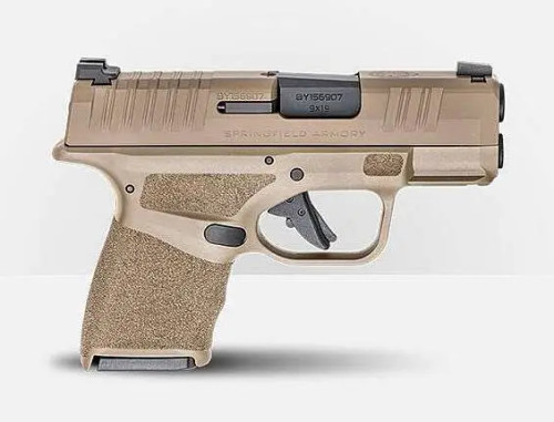 dSPRINGFIELD ARMORY HELLCAT 9MM 3" FDE 1-11RD 1-13RD