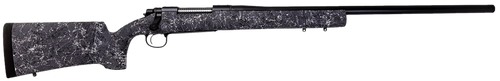 Remington Firearms (New) R84173 700 Long Range Full Size 7mm PRC 3+1 26" Black Heavy Contour Threaded Barrel, Black Rail Mount Steel Receiver, Grey w/Black & White Web HS Precision Synthetic Stock