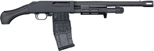 Mossberg 50217 590M Breacher 12 Gauge Pump 2.75" 10+1 14.38" Matte Blued Heavy Walled Barrel, M-LOK Forend, Matte Blued Drilled & Tapped Receiver, Black Birdshead Grip