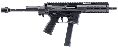 B&T Firearms 500003TBG SPC9  9mm Luger 33+1 9.10", Black, Tele Brace Adapter, Polymer Grip (Glock Mag Compatible)