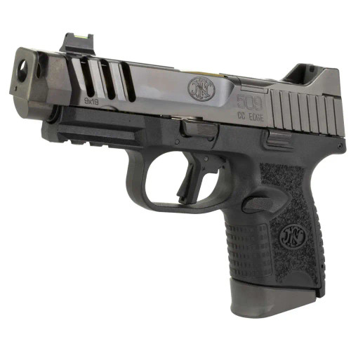 FN 509 CC EDGE 9MM NMS BLK/GRY OPTC RDY CUT, 4.2" COMP BBL 1-12RD/2-15RD