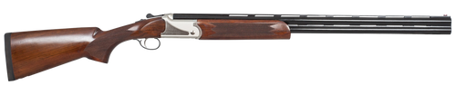 TriStar 98732 Upland Hunter Silver II 20 Gauge 3" 2rd 26" Over/Under Vent Rib Barrel, Fixed Walnut  Stock
