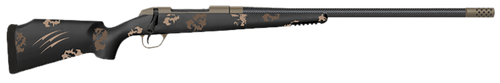Fierce Firearms FCTRG7MMBC20BS CT Rage  Full Size 7mm BC 3+1 20" Black Carbon Fiber Match Grade Threaded Barrel, Black Cerakote Drilled & Tapped Titanium Receiver, Monte Carlo Carbon Fiber Stock