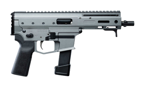 Angstadt Arms AAMDP29PG6 MDP-9  27+1 6" Black Melonite Threaded Barrel Tactical Gray Cerakote Black Polymer Grips