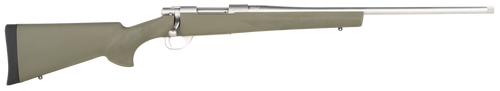 Howa HGR73113 M1500 Hogue Full Size 308 Win 5+1 22" Stainless Steel Threaded Barrel, Drilled & Tapped Stainless Steel Receiver, Hogue OverMolded OD Green Synthetic Stock, Right Hand