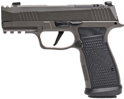 Sig Sauer 365AXGCA9LEGION10 P365 AXG Legion 9mm 10+1 3.10" Compact Frame Legion Gray Cerakote Stainless Steel Slide G-10 Grip