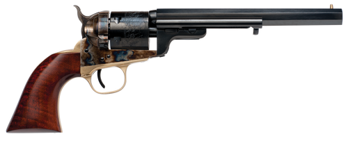 Cimarron CA925 1851 Richards-Mason 38 Special 6 Shot, 7.50" Blued Octagon Barrel & Cylinder, Color Case Hardened Steel Frame, Brass Bead Front Sight, Walnut Grip