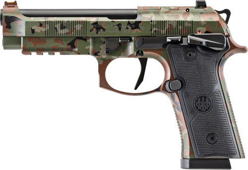 10RD FLECTARN CAMO 2 MAGSBERETTA 92XI SAO FS 9MM 4.7" 