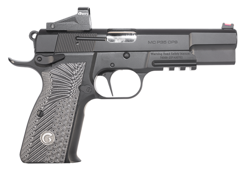 SALE Girsan 390466 MCP35 OPS 9mm Luger 4.87" 15+1, Black, Serrated Blued Slide, Black & Gray Checkered Grip, Far-Dot Red Dot