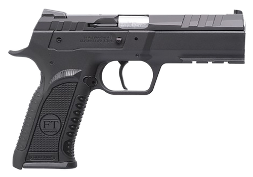 Tanfoglio TFFORCES9 Force Esse 9mm Luger 16+1 4.40" Stainless Steel Barrel, Black Serrated Steel Slide, Black Polymer Frame w/Picatinny Rail, Textured Grip