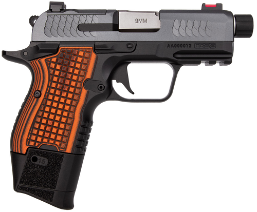 Kimber Mfg.,inc 3600004 CDS9  9mm 15rd 3.64" Black KimPro II Optic Ready Stainless Steel Slide Gray KimPro II G10 Grip