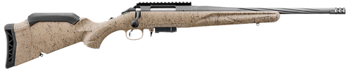 Ruger 46921 American Ranch Gen II 7.62x39mm 5+1 16.10" Cobalt Cerakote Spiral Threaded Barrel, Picatinny Rail Steel Receiver, Flat Dark Earth Splatter Adj Comb Synthetic Stock