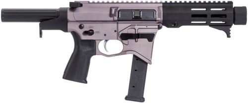 Maxim Defense MXM48174 CPS MD9 9mm Luger Caliber with 5.50" Barrel, Urban Grey Anodized Metal Finish, Black Maxim CQB Brace & Polymer Grip Right Hand