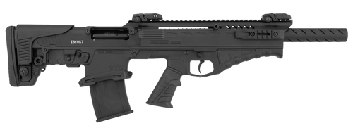 Escort HEBT12X180101 BTS  12 Gauge Semi-Auto 3" 5+1 18" Matte Black Nitride Steel Barrel, Picatinny Rail Aluminum/Polymer Receiver, Black Adjustable Synthetic Stock