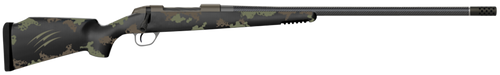 Fierce Firearms FCR300PRC24TF Carbon Rage  Full Size 300 PRC 3+1 24" Black C3 Carbon Fiber Barrel, Tungsten Gray Cerakote Stainless Steel Receiver, Forest Green Fixed Fierce Tech C3 Stock, Right Hand