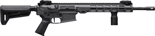 Maxim Defense MXM49689 MD10 L 6.5 Creedmoor 20+1 18" Fluted Barrel, Sniper Gray Rec/M-LOK Handguard, Black Magpul Furniture, SL-K Stock, MVG Grip, MBUS Sights, Blackout Defense Flat Trigger