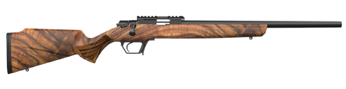 Retay USA ASD22-SWAL-20 Asend Hunter 22 LR 10+1 20" Black Heavy Barrel, Black Chrome Receiver w/Picatinny Rail, Turkish Walnut Fixed Stock