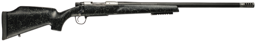 Christensen Arms 8011002100 Traverse  338 Lapua Mag 3+1 27" Threaded Barrel, Natural Stainless, Black with Gray Webbing Stock