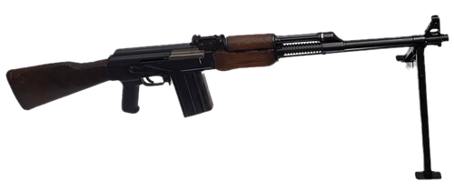 Riley Defense Inc RAK308RPK RPK  308 Win 20+1 22" Blued Threaded Barrel, Blued Receiver, Fixed Wood Stock, Black Polymer Grip, Bayonet Lug, Bipod