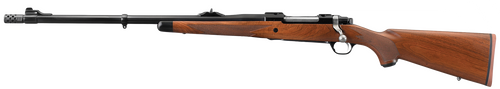 Ruger 47121 Hawkeye African Full Size 375 Ruger 3+1 23" Satin Blued Threaded Barrel, Satin Blued Steel Receiver w/Integral Scope Mount, American Walnut Fixed Stock, Left Hand