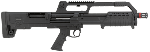 Escort HEBP20180001  BullTac 20 Gauge Pump 3" 5+1 18" Black Steel Barrel, Black Picatinny Rail Aluminum/Polymer Receiver, Bullpup w/Pistol Grip Synthetic Stock