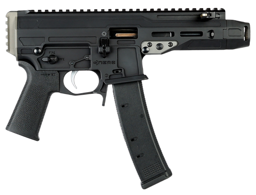 Nemo Arms MNG9MMC Mongoose  9mm Luger 35+1 5.80" Black Barrel & Receiver w/Picatinny Rail, Black Grip, Ambidextrous