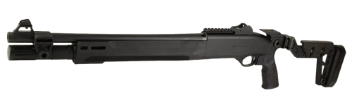 Langdon Tactical Tech LTT1301HBCFBLK Beretta 1301  3" 7+1 18.50" Black Heat Shield Barrel, Black Anodized Aluminum Receiver, Black Chisel Folding Synthetic Stock, Beretta Patrol Forend