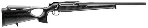 Sauer 80117118 505 Synchro XTC Full Size 308 Win 3+1 22" Matte Blued Threaded Barrel, Matte Blued Saddle Mount Steel Receiver, Black Thumbhole w/Adj Comb Carbon Fiber Stock