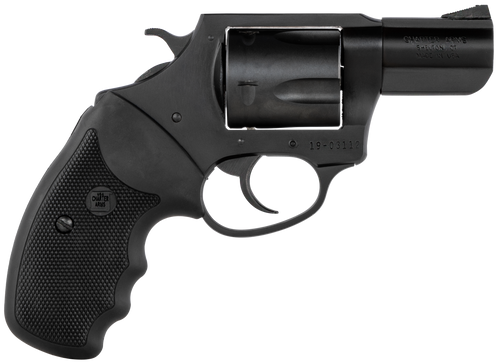 Charter Arms 63520 Mag Pug  Large 357 Mag, 5 Shot 2.20" Black Nitride Steel Barrel, Cylinder & Frame w/Black Finger Grooved Rubber Grip
