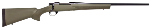 Howa HGR72133 1500 Hogue 243 Win 5+1 22" Black Heavy Barrel, Black Stainless Steel Drilled & Tapped Receiver, Green Hogue OverMolded Synthetic Stock, Right Hand