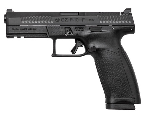 CZ P-10 F, 9MM 4.5" OR Blk (2) 19rd