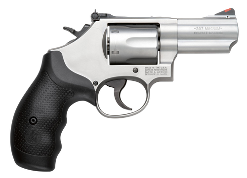 Smith & Wesson 10061 Model 66 Combat Magnum 357 Mag or 38 S&W Spl +P Stainless Steel 2.75" 2 Piece Barrel, 6 Shot   K-Frame, Full-length Extractor Rod, Synthetic Grip, Internal Lock