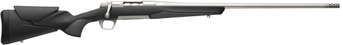 Browning 036008246 X-Bolt 2 Hunter Full Size 300 WSM 3+1 23"Stainless Steel Threaded Barrel, Drilled & Tapped Stainless Steel Receiver, Adj Vari-Tech Black Composite Stock w/Adjustable Comb & LOP
