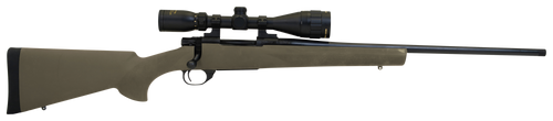 Howa HGP265PRCG M1500 Gamepro Gen2 6.5 PRC 3+1 24" Threaded Barrel, Blued Metal Finish, Green Fixed Hogue Pillar-Bedded Overmolded Stock, Includes GamePro 4-12x40mm Scope