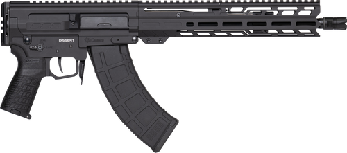 CMMG 86A8E0BAB Dissent MK47 7.62x39mm 30+1 12.50" Black Nitride Threaded Barrel, M-LOK Handguards, Black Armor Cerakote Aluminum Picatinny Rail Receiver
