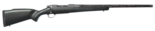 Nosler 47448 M48 Mountain Carbon 300 Win Mag 3+1 24" Carbon Fiber Wrapped Barrel, Tungsten Gray Cerakote Steel, Granite Green Mountain Hunter Stock