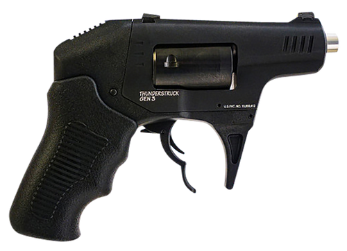 Standard Mfg S333GENIII Thunderstruck Gen III 22 WMR 8rd Shot 2.25" Black Double Barrel Black Hardcoat Anodized Aluminum Frame Black Cylinder Black Finger Grooved Polymer Grips