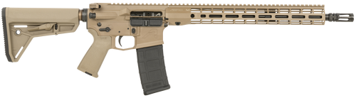 Aero Precision APCR640441 M4E1  5.56x45mm NATO 30+1 16" Mid-Length Barrel, FDE, 15" R-ONE M-LOK Handguard, Magpul Grip/SL Carbine Stock, Ambi Charging Handle/Safety