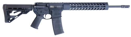 HM Defense HM15FMB556 Defender M5  5.56x45mm NATO Caliber with 16" Barrel, 30+1 Capacity, Black Hard Coat Anodized Metal Finish, Black Mil-Spec HM Stock & Enhanced Polymer Grip Right Hand