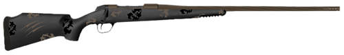 Fierce Firearms TWTROG65PRC22BT Twisted TI Rogue 6.5 PRC 22" Black Cerakote Steel Threaded Barrel, Drilled & Tapped Titanium Receiver, LR Negative Comb Trophy Camo Carbon Fiber Stock