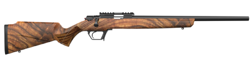 Retay USA ASD22-SWAL-16 Asend Hunter 22 LR 10+1 16" Black Heavy Barrel, Black Chrome Receiver w/Picatinny Rail, Turkish Walnut Fixed Stock