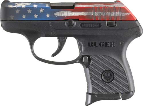 AMERICAN FLAG SLIDE POLYMERRUGER LCP 380ACP 6-SHOT FS 