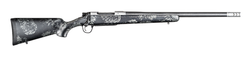 Christensen Arms 8010631300 Ridgeline FFT 6.8 Western 3+1 20" Carbon Fiber/Threaded Barrel, Stainless Steel, Black with Gray Accents Stock
