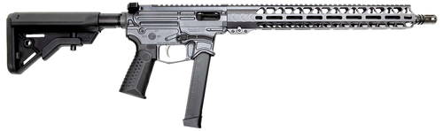 Battle Arms Development XIPHOS001 Xiphos  30+1 16" Black Barrel, Combat Gray Picatinny Rail Aluminum Receiver, M-LOK Handguard, Black Synthetic Stock, Adj Black Grip