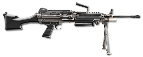 FN 46100169 M249S  5.56x45mm NATO 18.50" Barrel 30+1 Mag Or 200rd Belt Capacity, Black  Fixed Hydraulic Buffer Stock, Non-Slip Buttplate, Optics Ready FN 46100169 M249S  5.56x45mm NATO 18.50" Barrel 30+1 Mag Or 200rd Belt Capacity, Black  Fixed Hydraulic Buffer Stock, Non-Slip Buttplate, Optics Ready