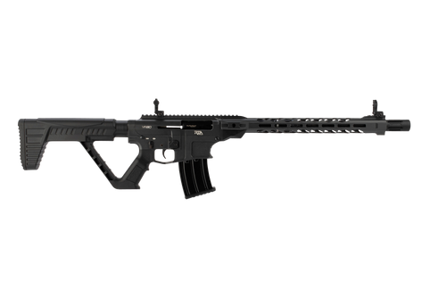 Rock Island VR80SMOKE VR80  12 Gauge 5+1 3" 20" Barrel, Exclusive Smoke Cerakote Finish, Aluminum Receiver, Model 4 Barrel Shroud, Synthetic Stock, Flip Up Front & Rear Sights