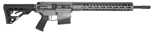 HM Defense HM10MB308 Avenger  308 Win 10+1 18" Black Cerakote Match Grade Barrel, Tungsten Gray Cerakote 14" Picatinny Rail Aluminum Receiver, Black Synthetic Mil-Spec HM Stock, Black Polymer Grip
